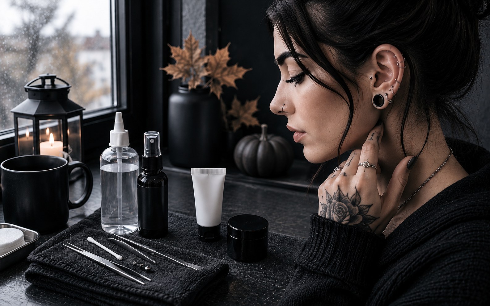 Piercing-Pflege im Herbst: Tipps gegen Erkältung & Entzündungen