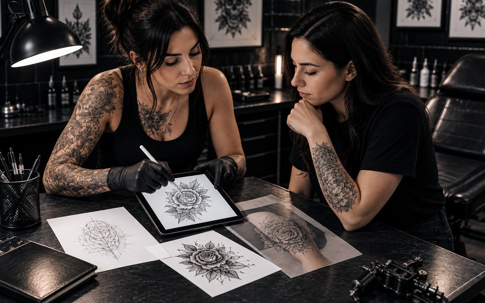 Reicht eine Idee oder brauche ich ein fertiges Motiv? So entstehen Tattoos bei uns