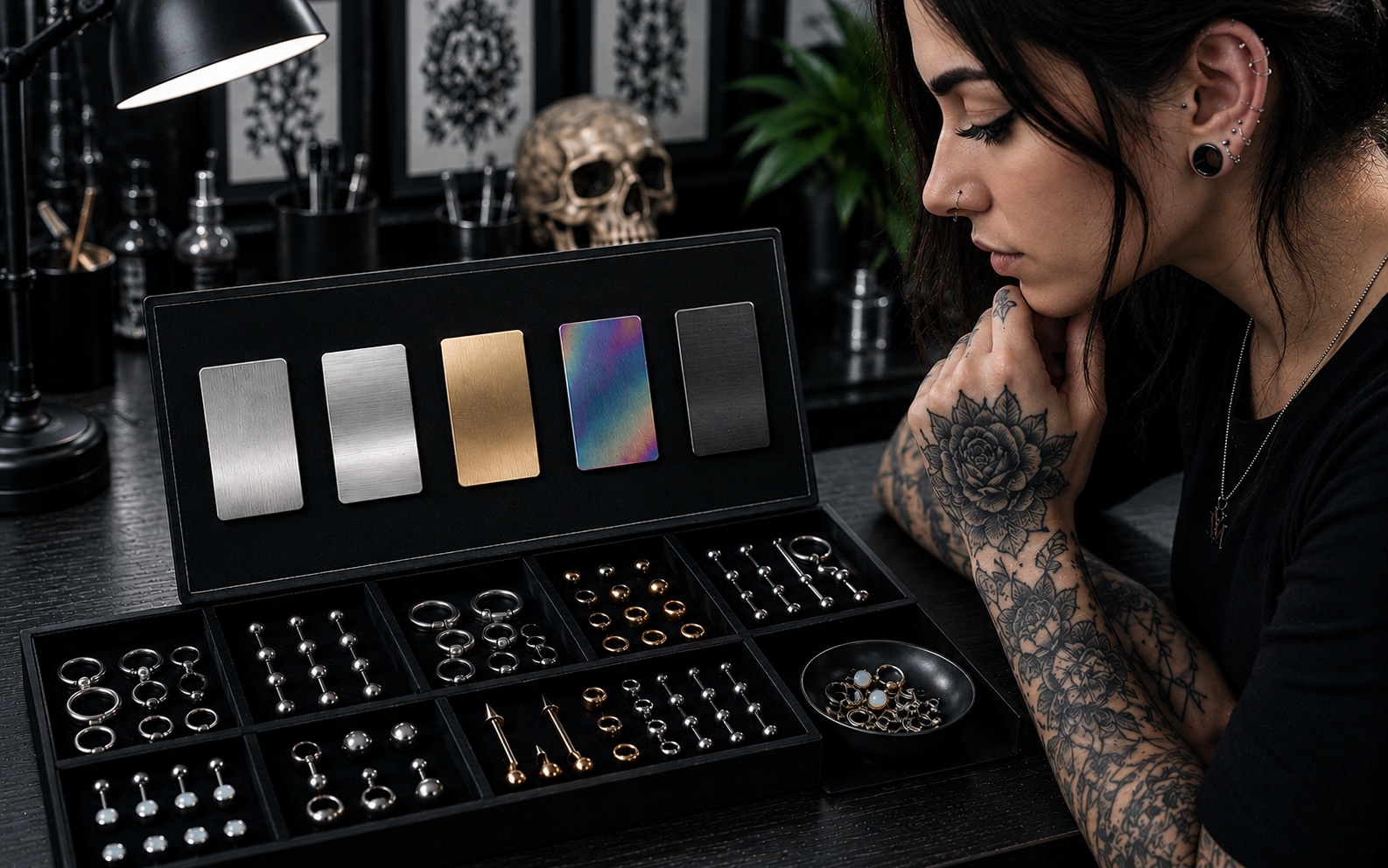 Welches Material ist beim Piercing besonders wertvoll?