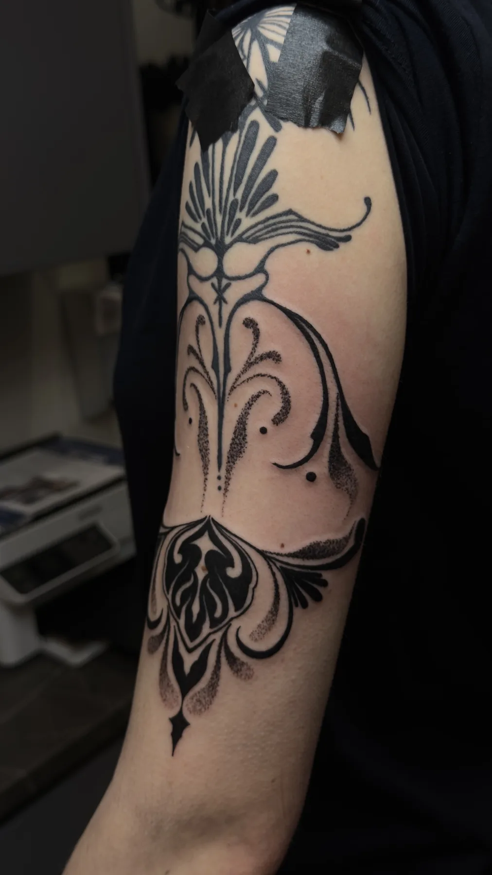 Tattoo Arbeit bei Most Wanted Tattoo Berlin